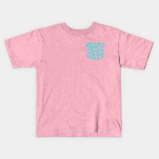 Pocket - DOTS NAIVE FLOWERS MULTI EFFECT Kids T-Shirt